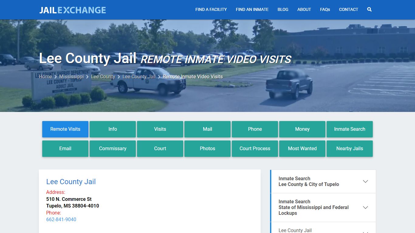 Video Visitation - Lee County Jail, MS - Jail Exchange